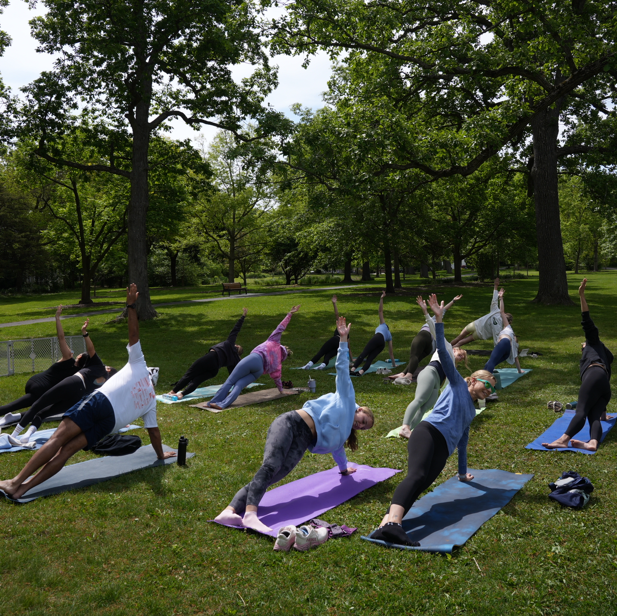 Reset Vibes at Glencoe Park District. Thank You, Glencoe Park District, for Hosting Puppy Yoga