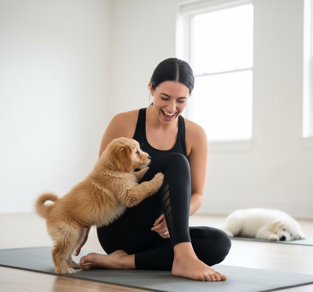 Discover Joyful Puppy Yoga Experiences