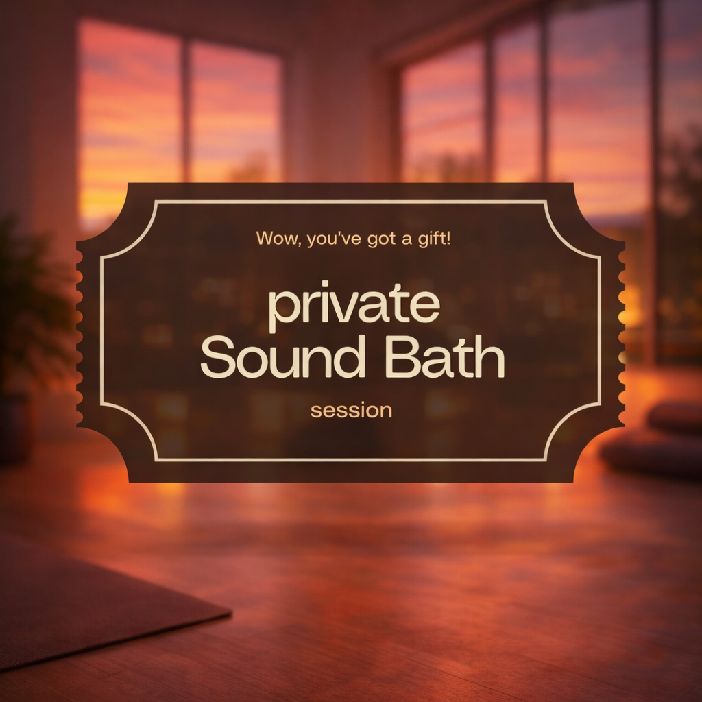 Private Sound Bath Session Gift Card