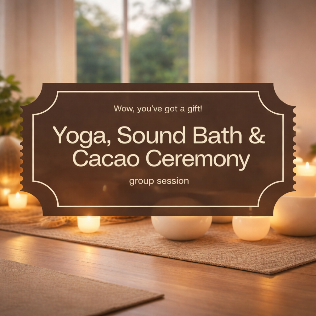 Yoga + Sound Bath + Cacao Ceremony Gift Card