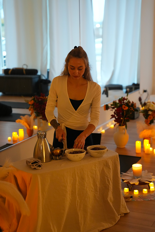 PRIVATE yoga, sound bath & cacao ceremony