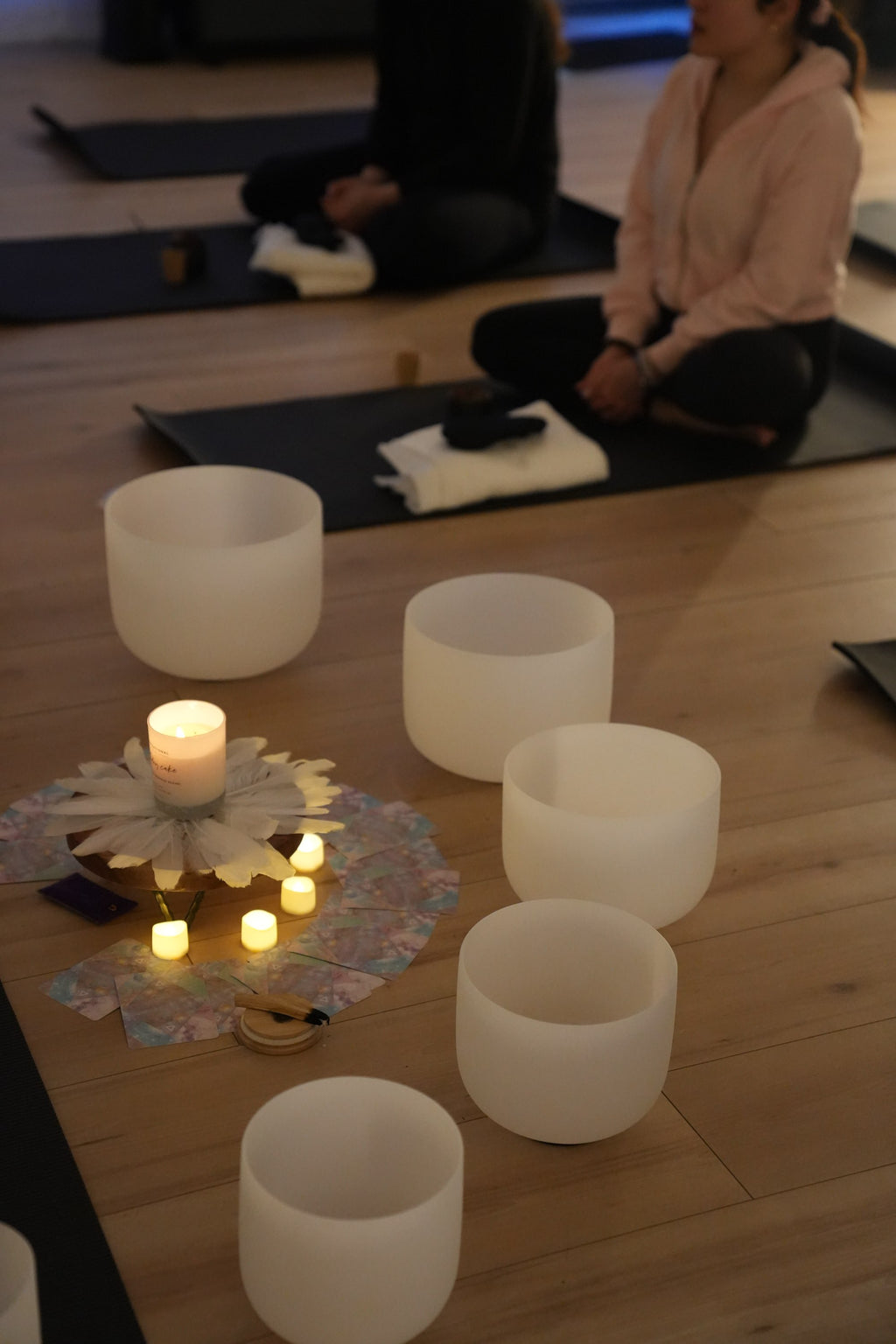 GROUP Yoga, Sound Bath & Cacao ceremony session. Next group sessions in October